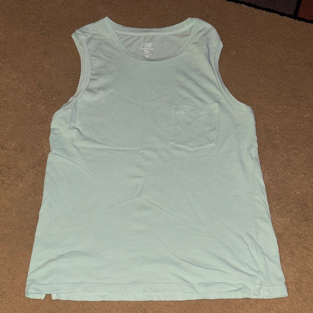 J. Crew Light Green Sleeveless Top